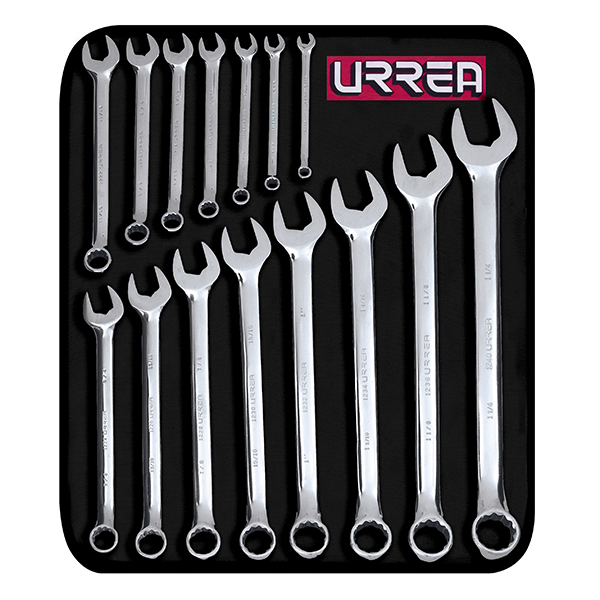 SET WRENCH COMBINATION CHROME 5/16-1-1/4