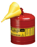 CAN SAFETY TYPE I 5 GAL RED
W/FUNNEL