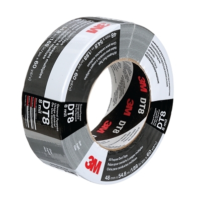 TAPE DUCT SILVER 2&quot; X 60YDS 
8 MIL